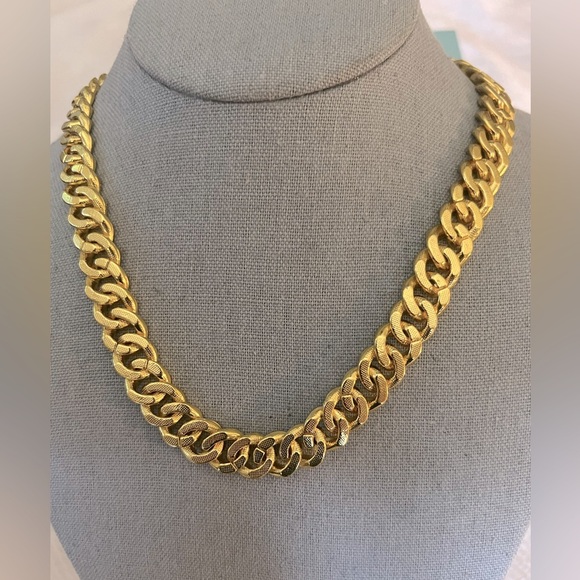 Men’s New Chunky Heavy Simulated Diamond Gold Vermeil Cuban Link Iced Out Chain - Picture 5 of 5